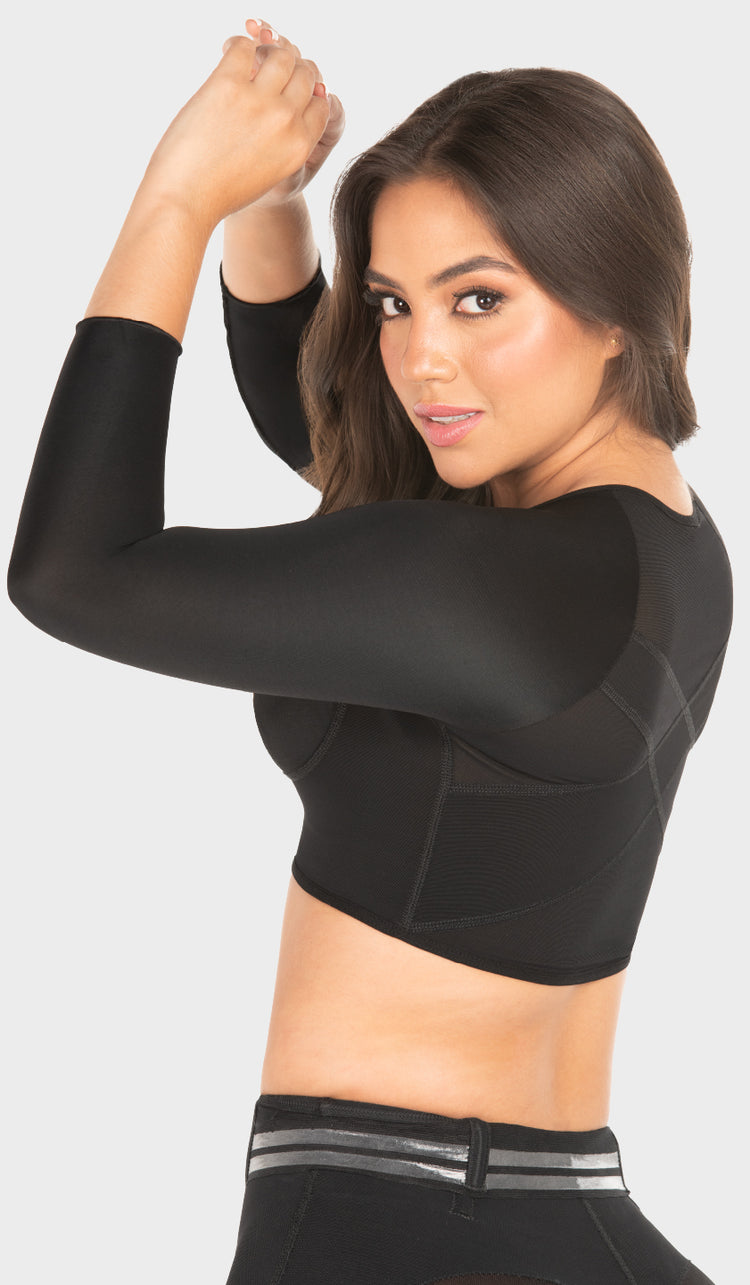 B00204 - Brasier posquirúrgico con mangas parte de atrás (8260265738549)