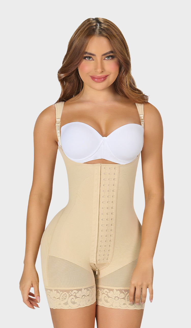 F-00463- Faja corta con refuerzo abdominal