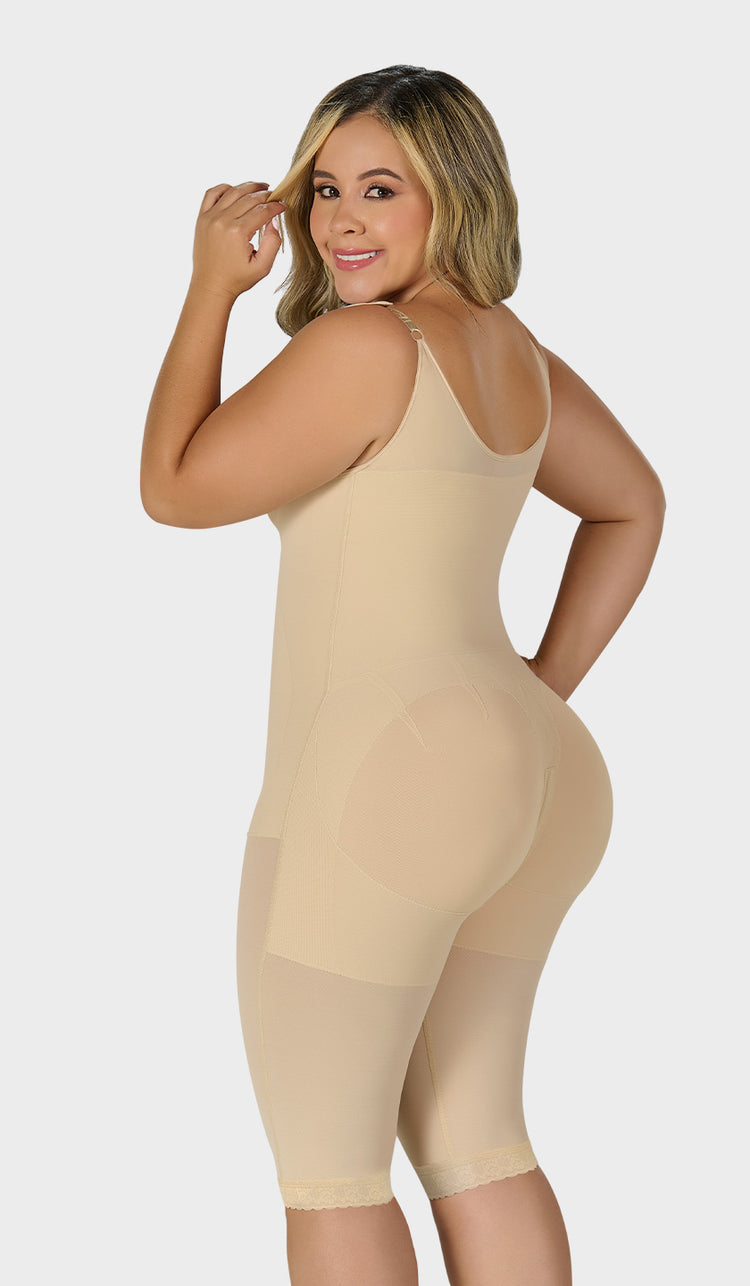 F-0078- Faja larga con refuerzo abdominal