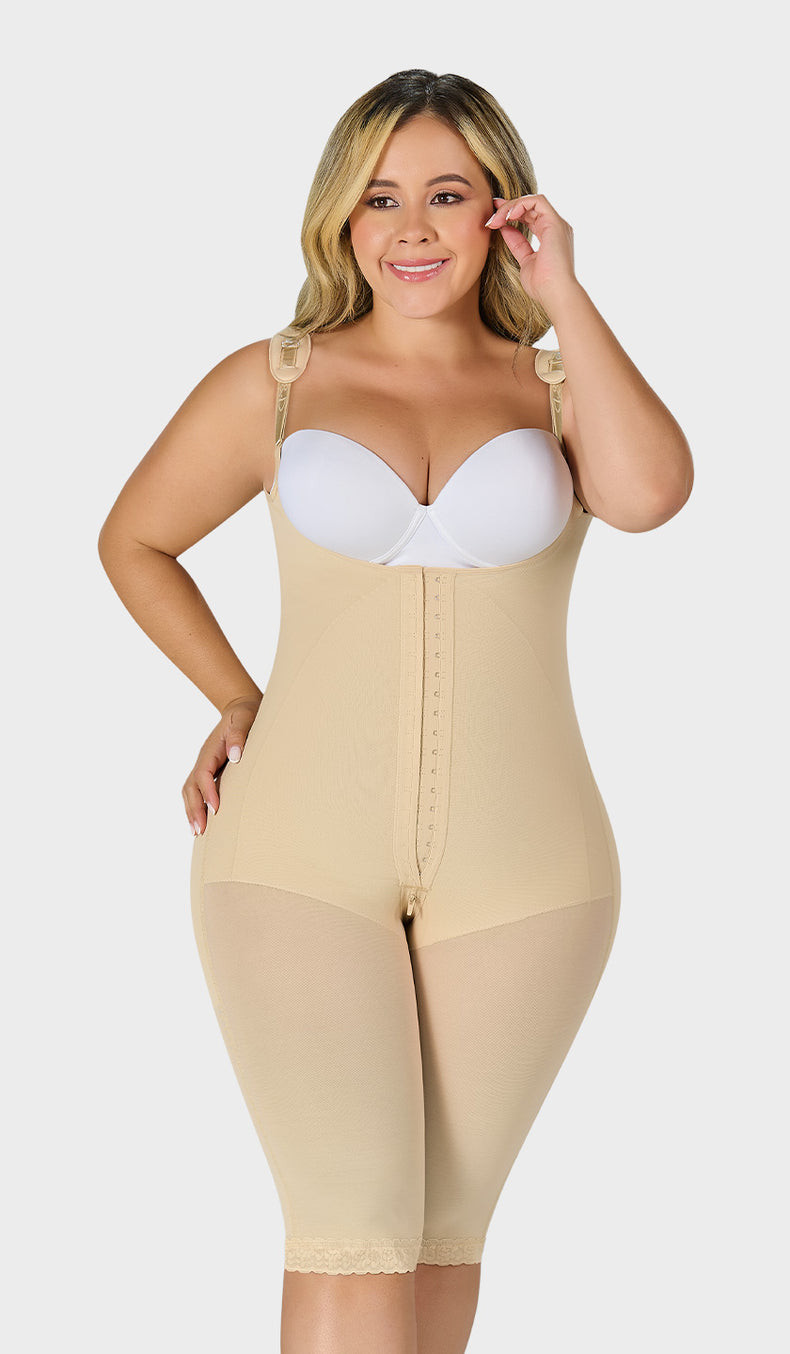 F-0078- Faja larga con refuerzo abdominal