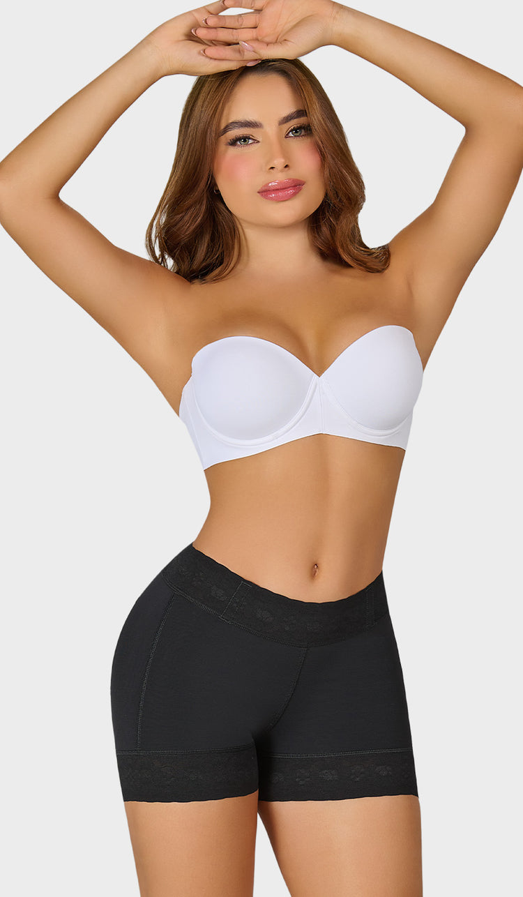 STB-0321- Short corto con talle bajo levanta glúteos