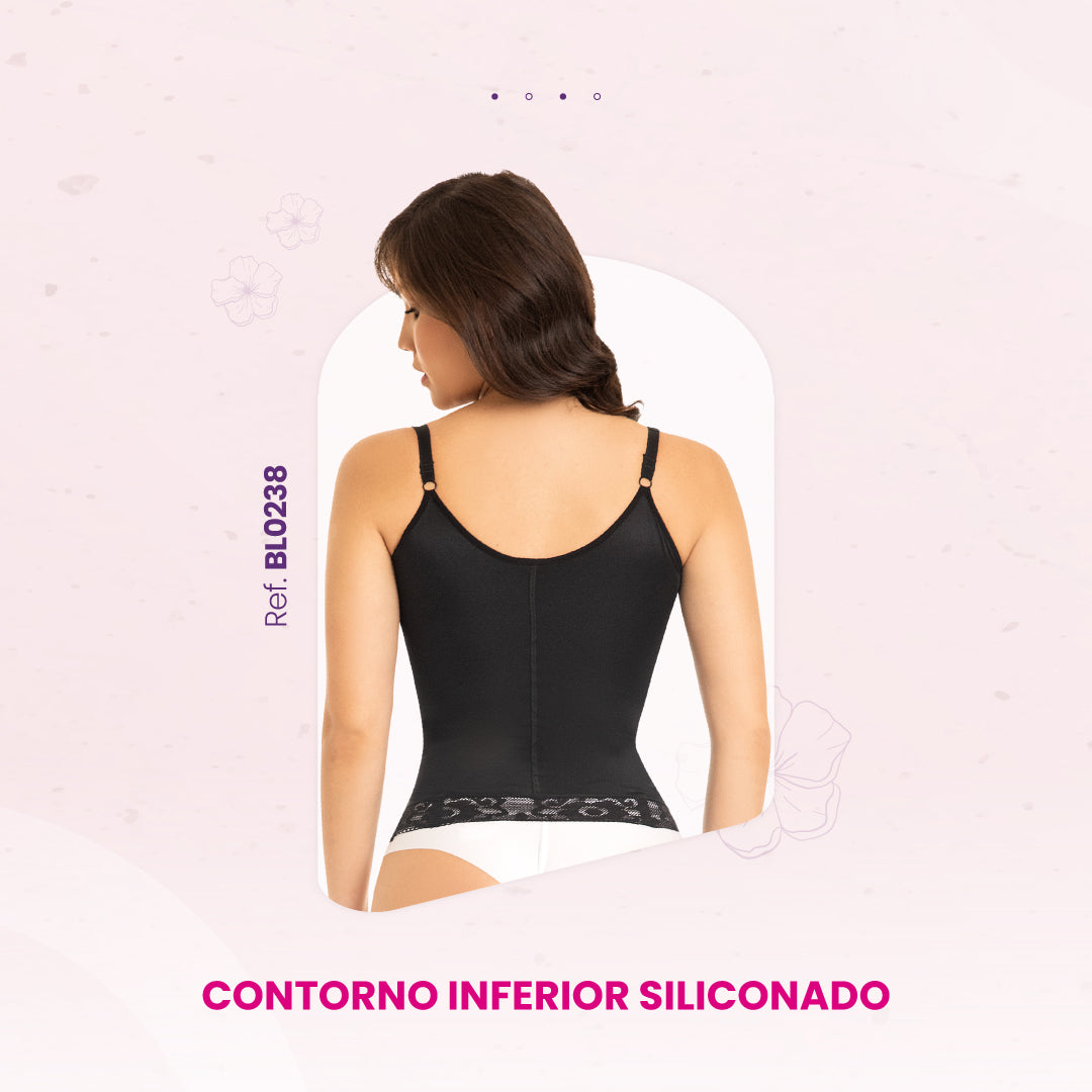 Fajas MYD C-4055 Fajas Colombianas Reductoras y Moldeadoras Compression  Vest Shaper for Women