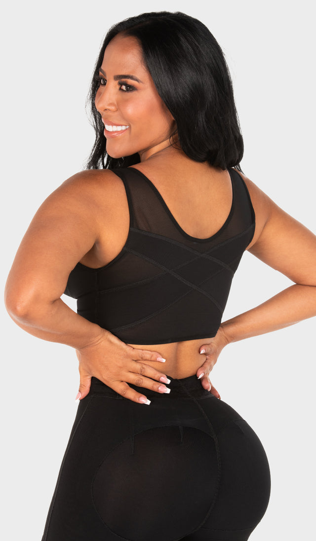 Brasier con hombro graduable color negro parte de atras  Ref. B-00202 (8394321330485)