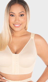 Brasier con hombro graduable color beige Ref. B00202 (8394321330485)