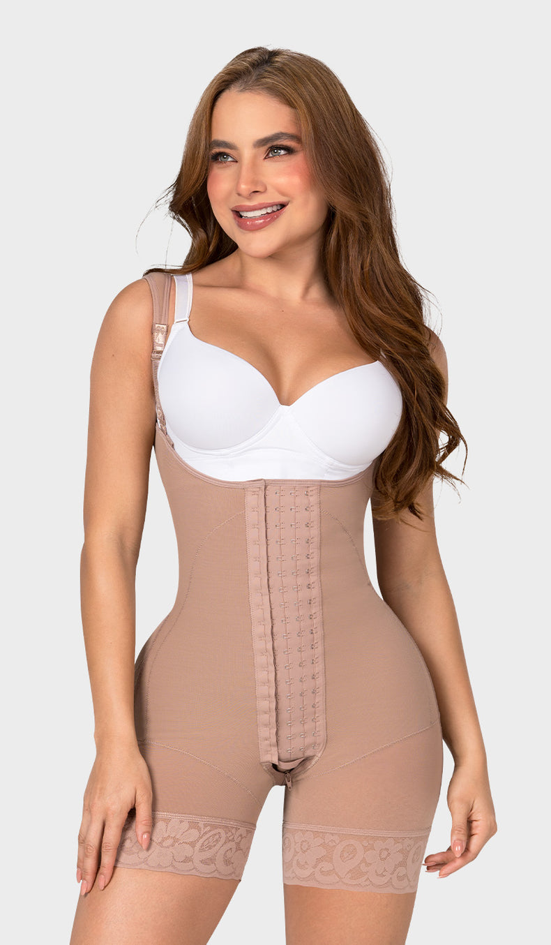 F-00463- Faja corta con refuerzo abdominal