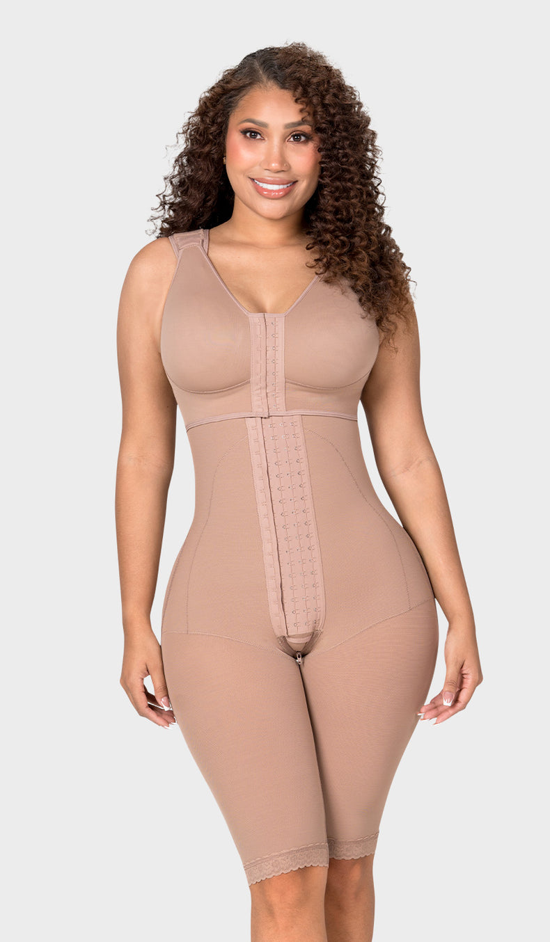 F-00470- Faja tipo reloj de arena® con brasier sobrepuesto