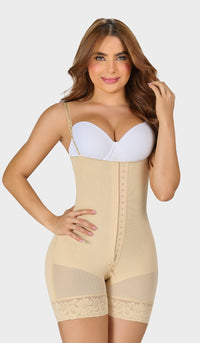 F-0066- Faja corta moldeadora strapless siliconado