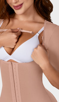 F-0074- Faja larga con cobertura en espalda y brazos