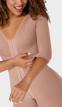 F-0161- Faja larga con cobertura en espalda, brazos y busto