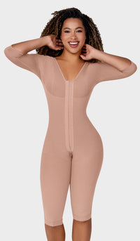 F-0161- Faja larga con cobertura en espalda, brazos y busto