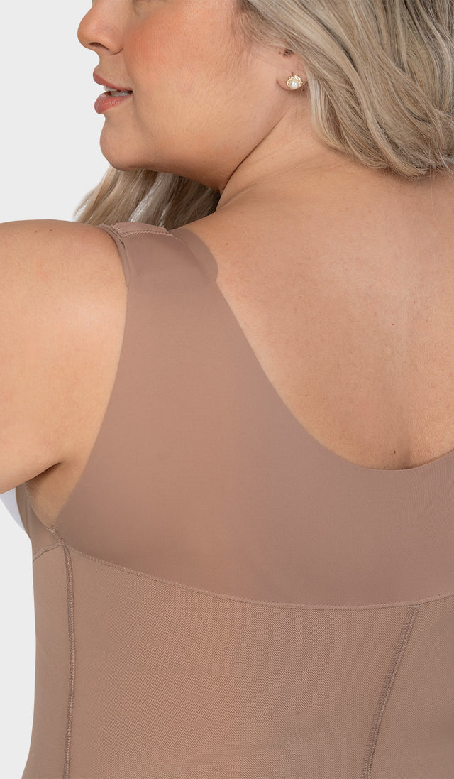 F-30475 - Faja larga espalda cubierta realce invisible