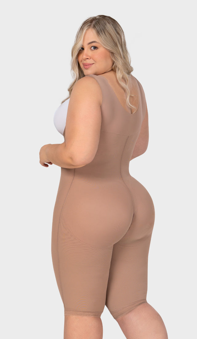 F-30475 - Faja larga espalda cubierta realce invisible