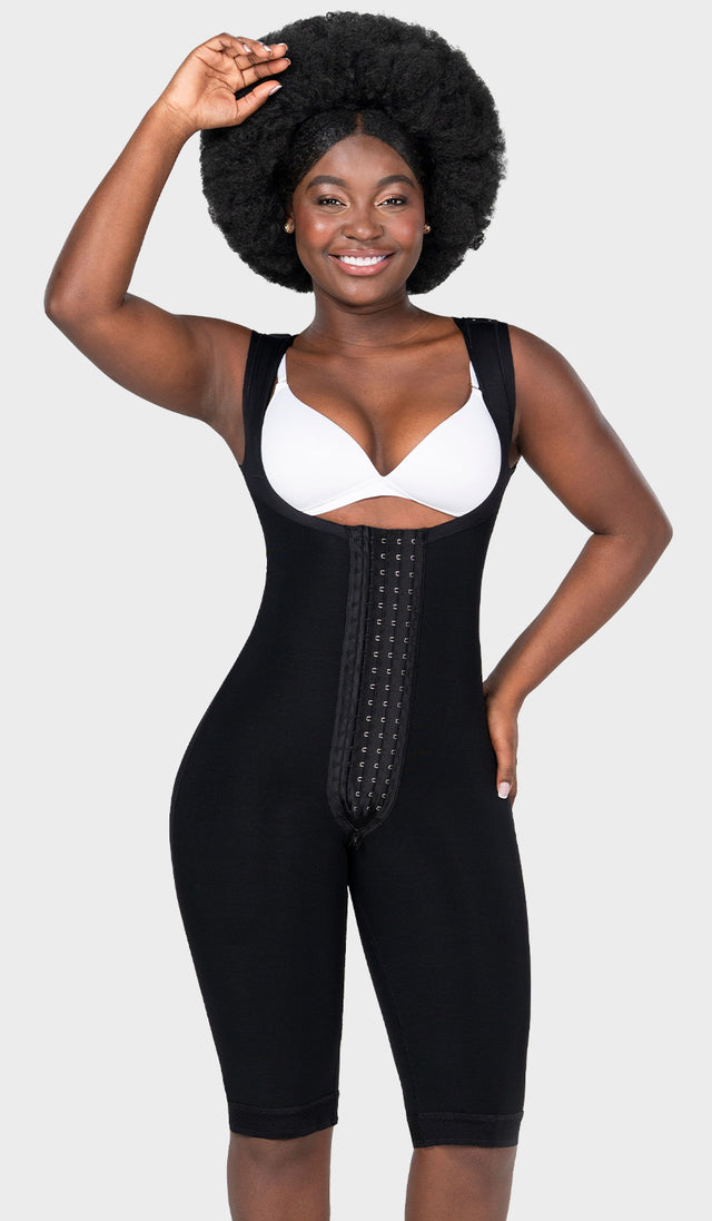 F-30475 - Faja larga espalda cubierta realce invisible