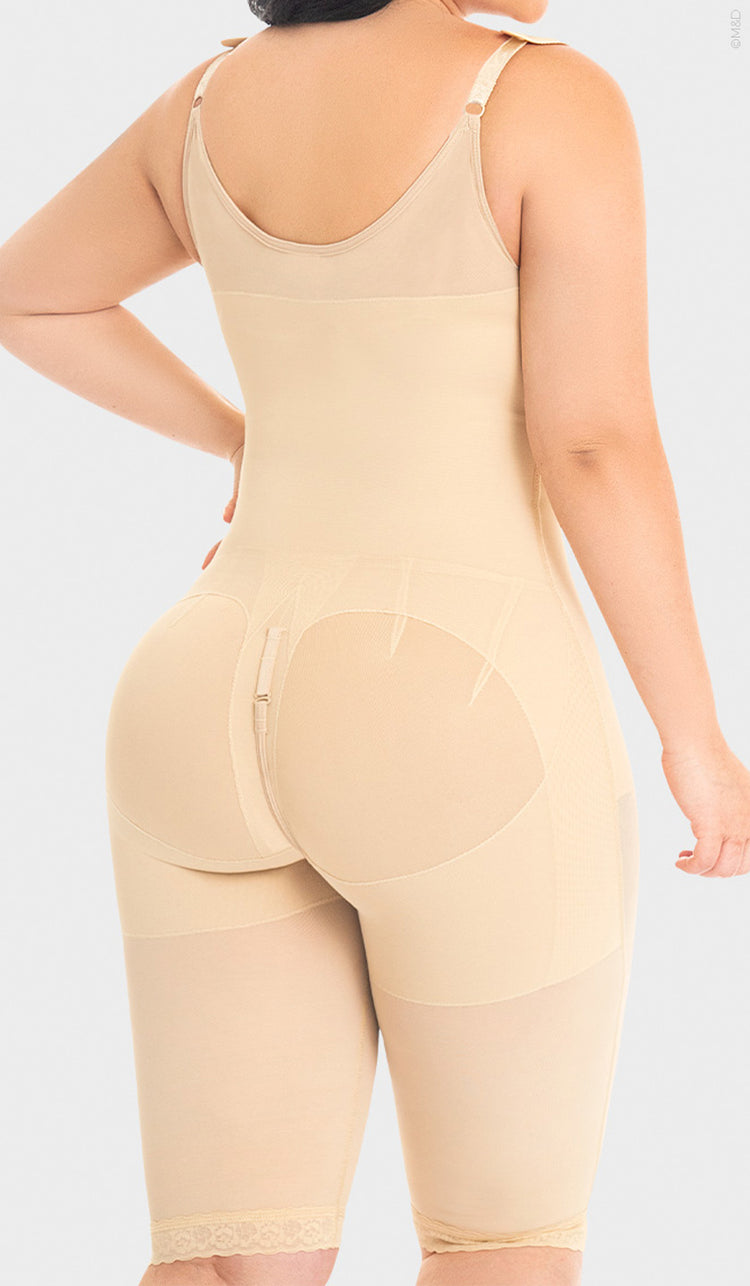 F-0080 Faja larga con abrochadura de 4 niveles