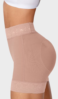 STA-0321- Short extracorto con talle alto y levanta glúteos
