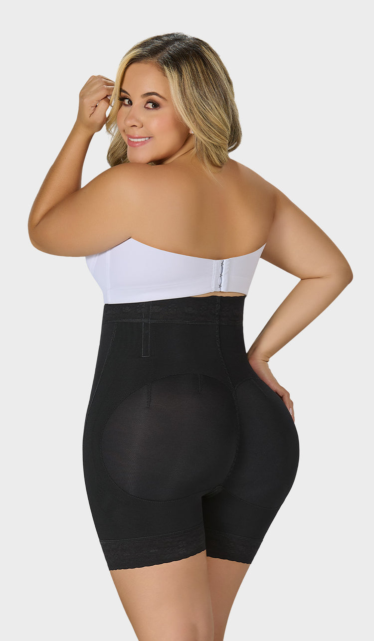 SXA-0327- Short corto con talle extra alto