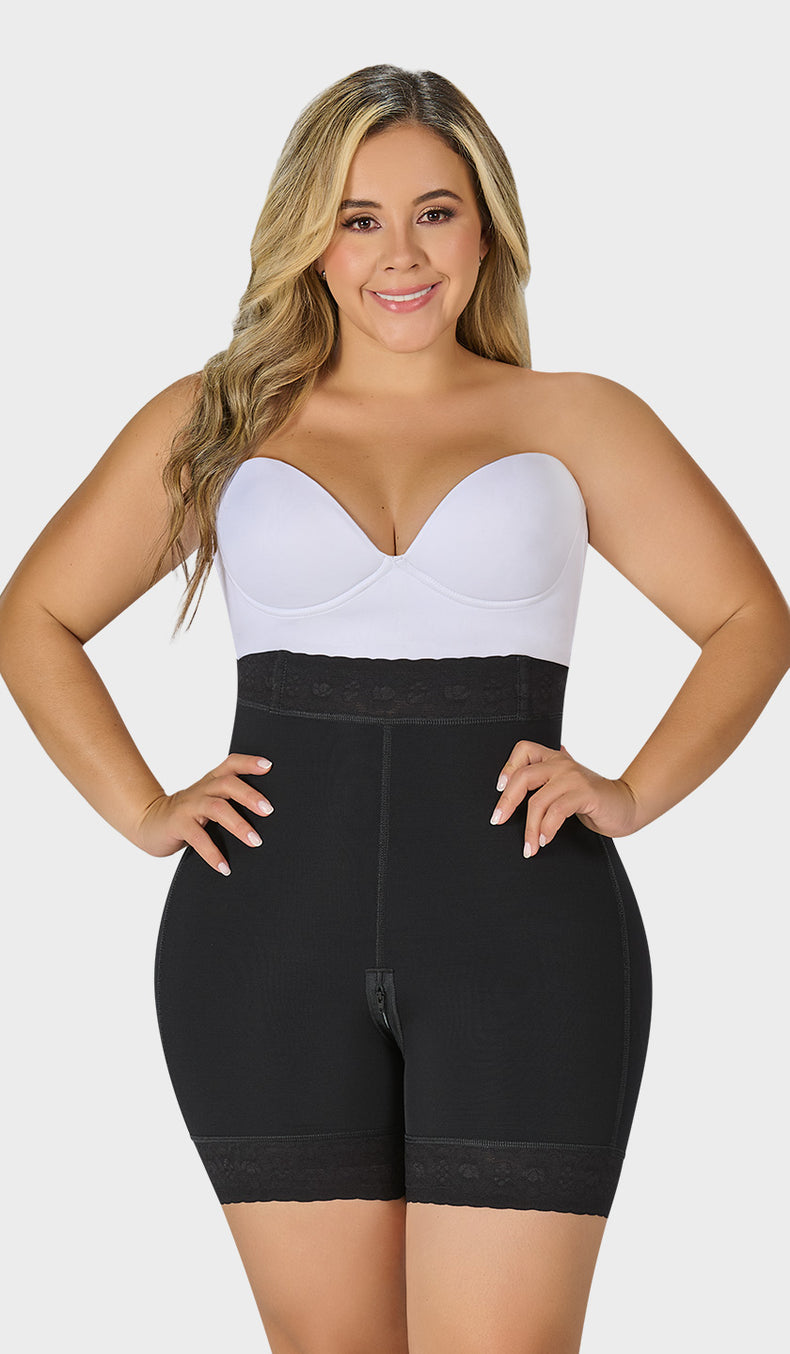 SXA-0327- Short corto con talle extra alto