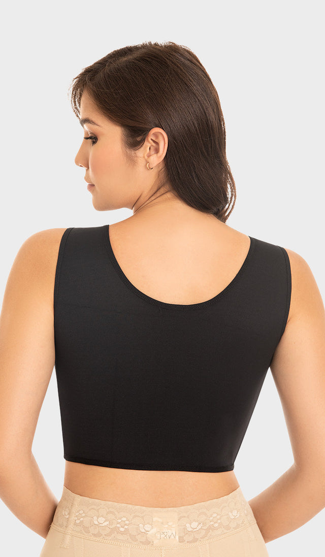 B0019 Brasier de control para busto pesado color negro vista posterior (8000787972405)